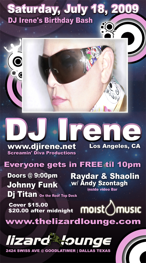 Saturday, 7/18/2009 Dj Irene..s Birthday Bash