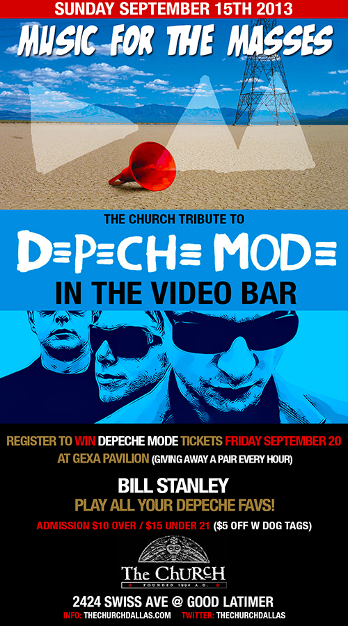 sunday sep 15th 2013 depeche mode tribute ticket giveaway at giveaway flyers