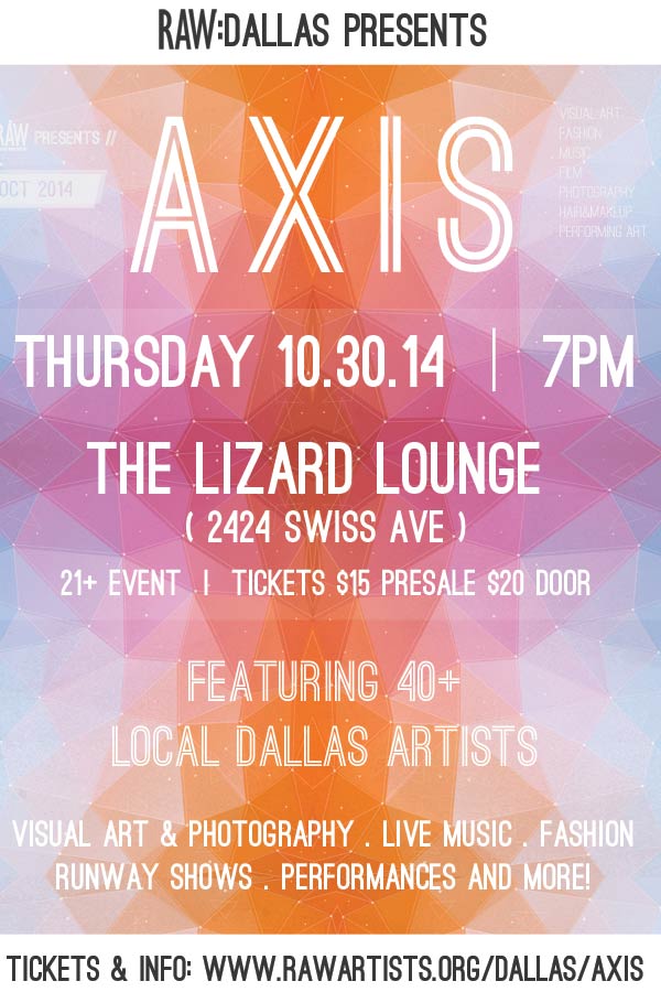 thursday oct 30th 2014 raw presents axis at the church dallas axis flyers