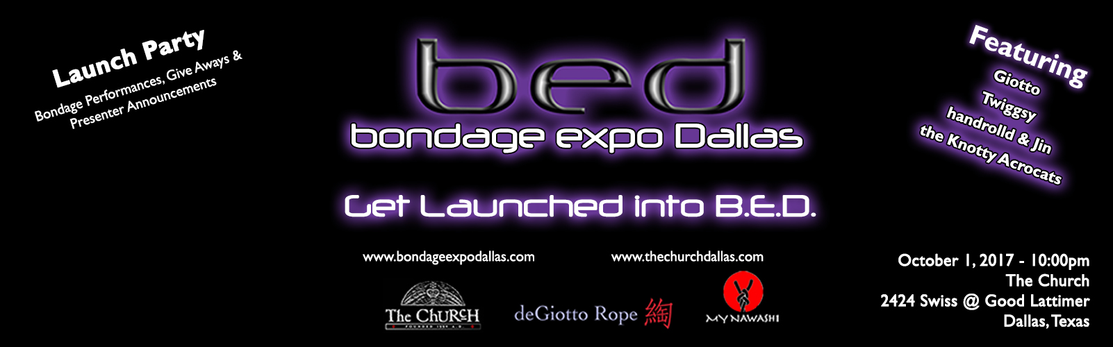 sunday oct 1st 2017 bed launch party at the church dallas launch party flyers