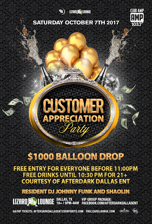 customer appreciation flyer